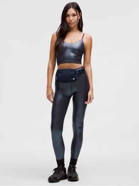 Lululemon Align High-Rise Ribbed Pant 28" Shine
Radiate Foil Black Night size 14